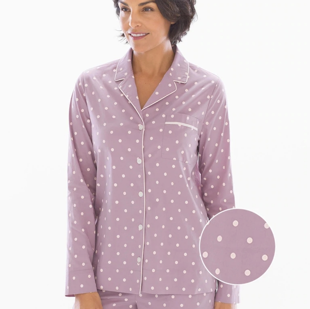 Soma Cool Nights Polka Dot Elderberry Pajamas 2 Pc